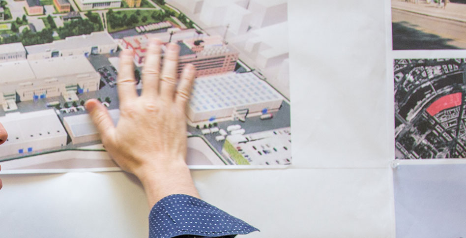 hands going over poster board of water diagrams hands going over poster board of water diagrams