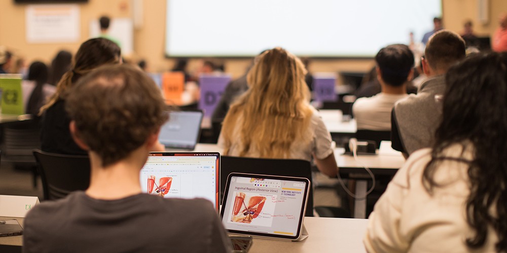 Students in health class